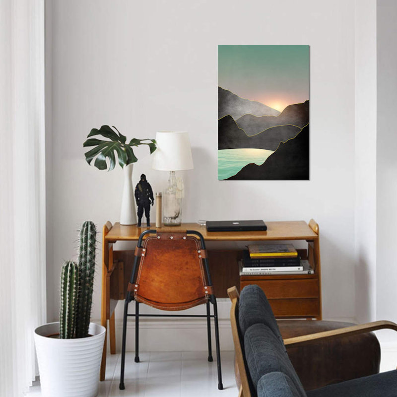 « minimal landscape iii », impression sur toile, H 26 po x l 18 po x P 1,5 po, Toile tendue, Pas de tapis