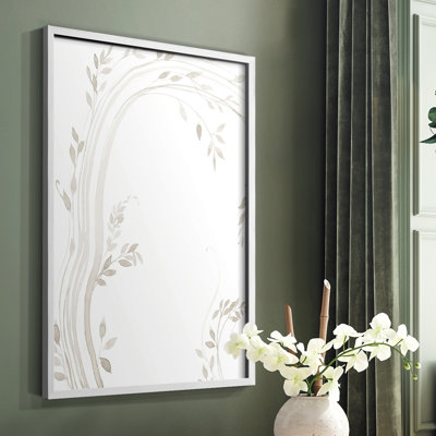 Light Vines I Framed Print - Solid Wood