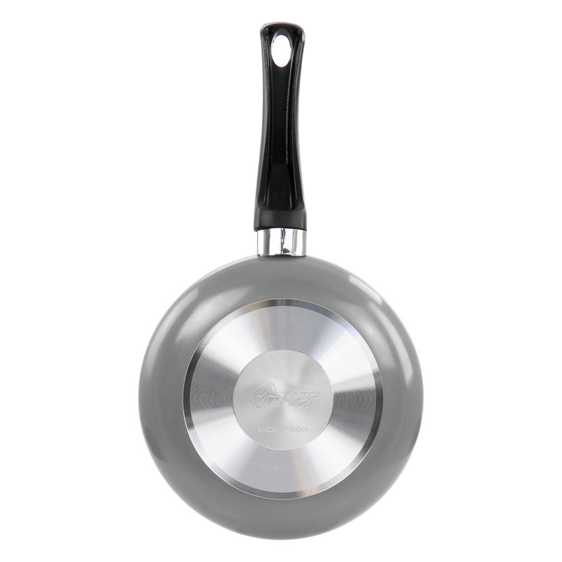 Oster Luneta Non Stick Aluminum Frying Pan, 8", Gray