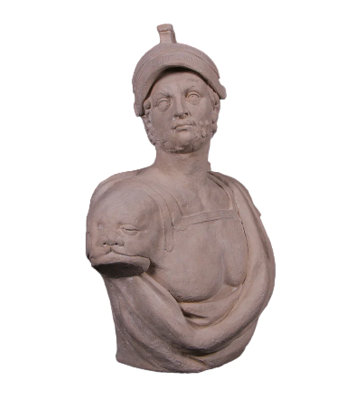 Statue de Mars en buste grandeur nature