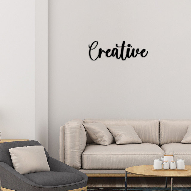 Signe de monogramme créatif personnalisé