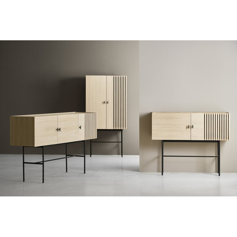 Array Sideboard (120 Cm), Black/Oak
