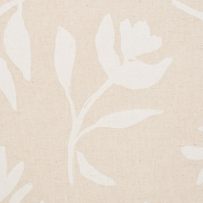 Tissu Laurel, Blanc / non blanchi