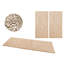 Wolly Machine Woven Brown Rug
