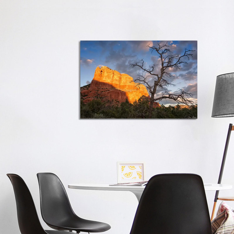 Sunset in the Desert II 1 Piece Wrapped Canvas Wall Art, 66.04cm H x 101.6cm W x 1.91cm D