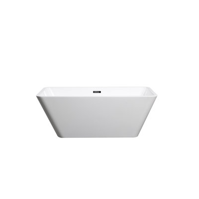 59'' x 29.52'' Freestanding Soaking Acrylic Bathtub