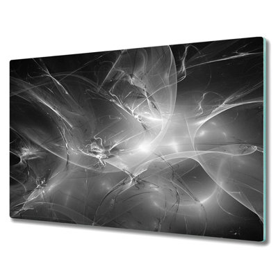 Wagar Tempered Glass Waves Chopping Board