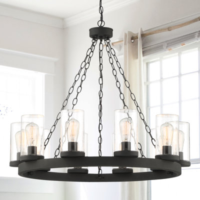 Lustre d'extérieur à 10 lumières Clemons