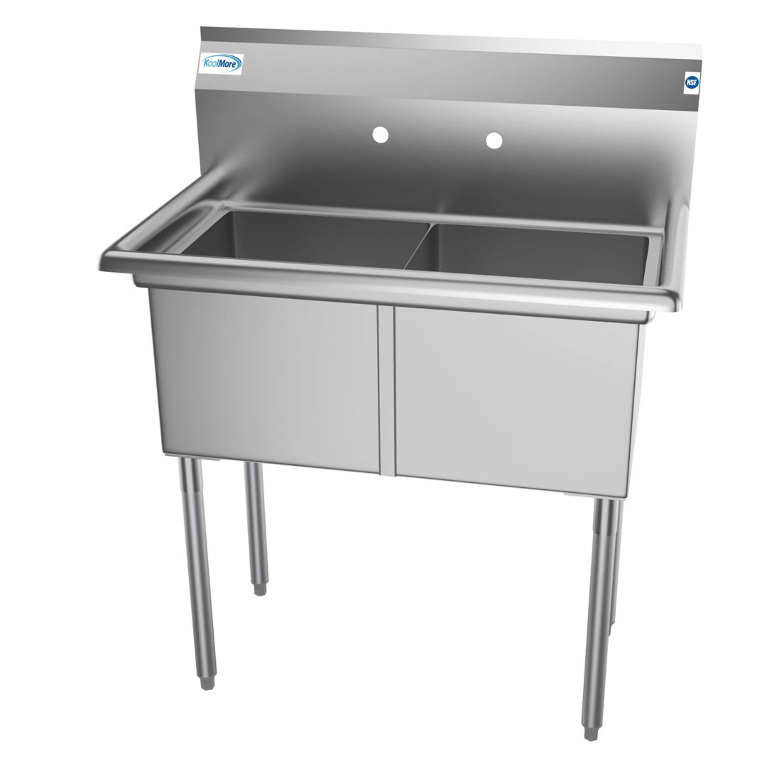 36" x 21" Freestanding Service Sink KoolMore