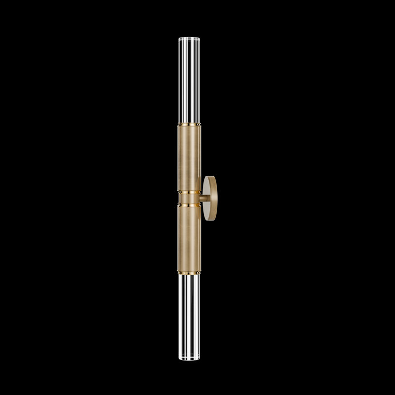 LED Wallchiere, Gold Leaf/Brass