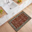 Tapis floral rétro vieilli-718525165-718525174