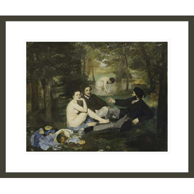 «Luncheon on the Grass» par Edward Manet, impression giclée sur cadre