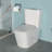 Modern Ceramic Toilet With Soft Cushioned Seat - Extra Comfort White To Scratches, Finish