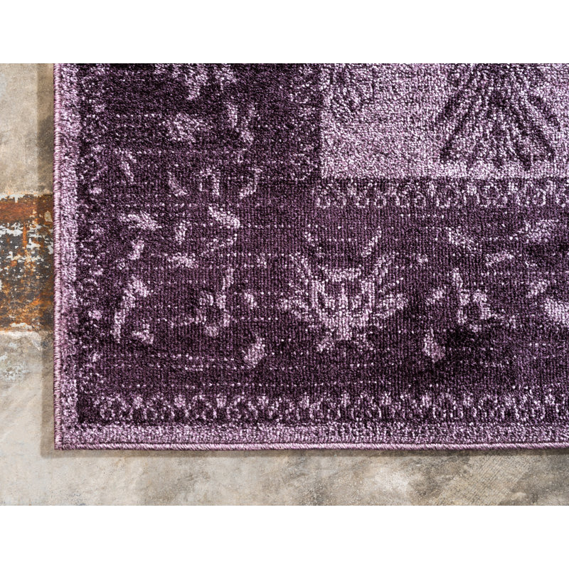 Godina Floral Indoor Rug, Rectangle 6'1" x 9'