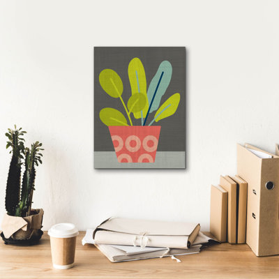 «Epic Graffiti» «Clay Pot 3» par Chariklia Zarris, art mural sur toile, 12 po x 16 po