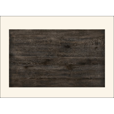 Weathered Gray Finish Dining Table