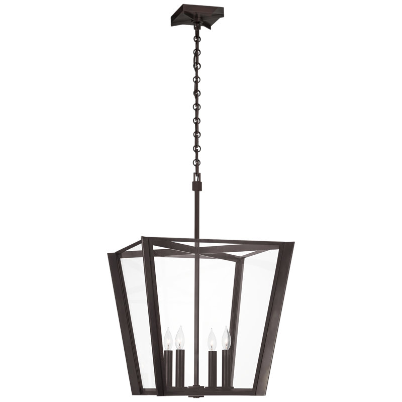 Palais 4 - Light Chandelier, Bronze, 30.75" H x 20.75" W x 20.75" D