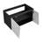 Modern Style Floating Wall-Mounted Bathroom Cabinet With Shelf And Soft-Close Door