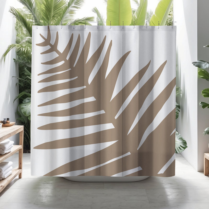 Rideau de douche Coco, Beige