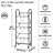 3-Tier Rolling Laundry Sorter Cart With Wheels And Detachable Bags, Space-Saving Laundry Basket Organizer For Home, Dorm, And Bathroom-491092690