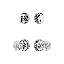 Nostalgic Warehouse Rope Rosette Entry Set with Crystal Knob-1136942564-1116410184