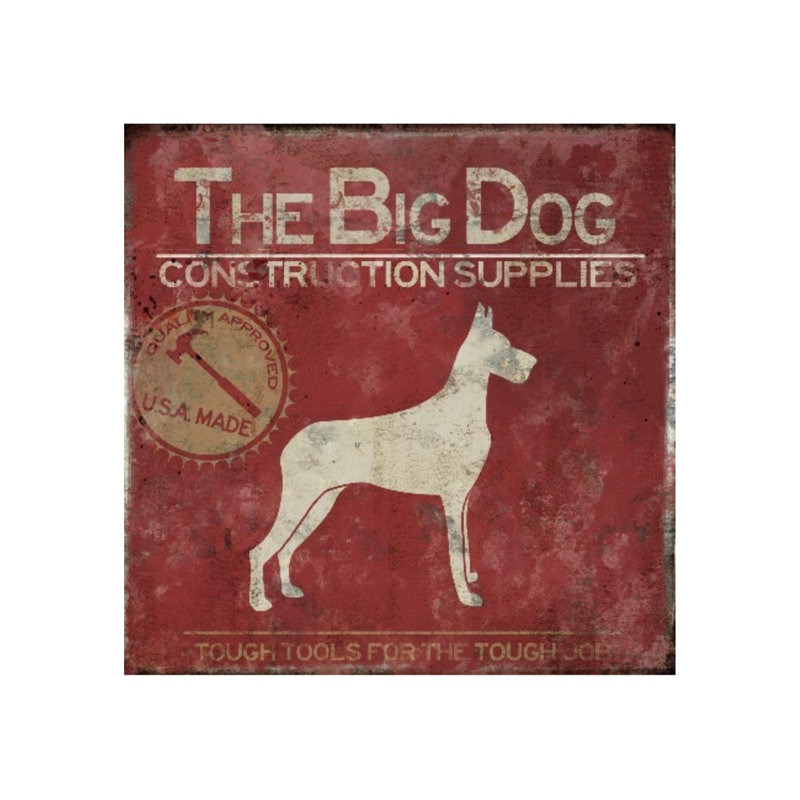 «Canine Sign III» par Austin Beiv - impression, H 24 po x l 24 po, Extérieur