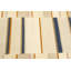 Tapis moderne touffeté à la main multicolore à rayures 5 x 8