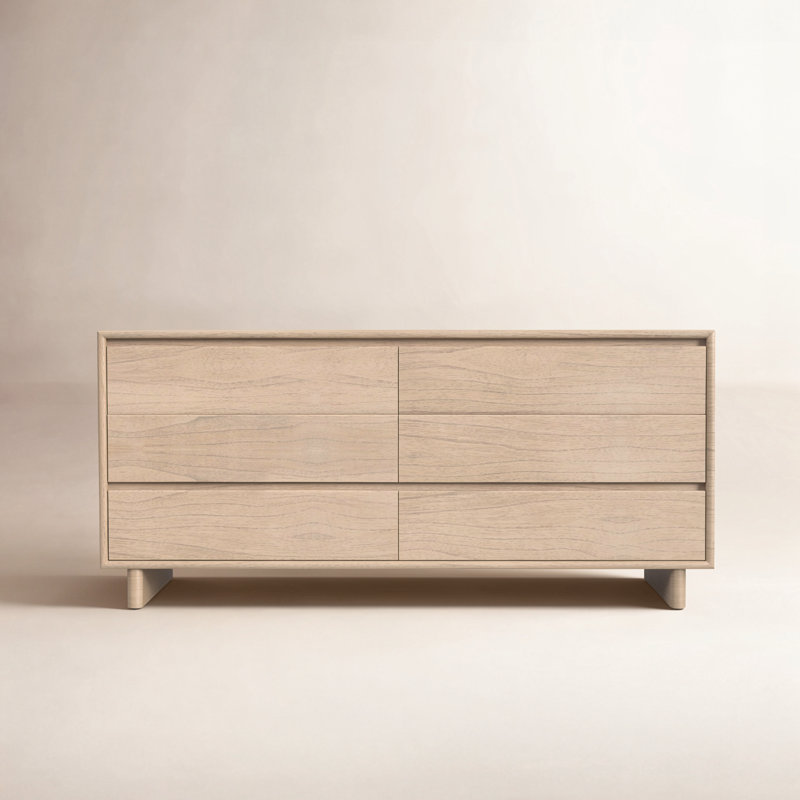 Soleil 6 - Drawer Dresser, Natural