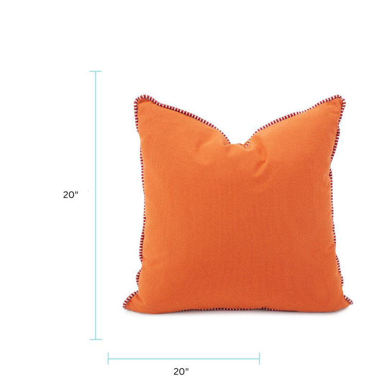 24 x 24 Outdoor Pillow with Dec Cord, Seascape Canyon- Poly Insert, 20" x 20", Seascape Sand