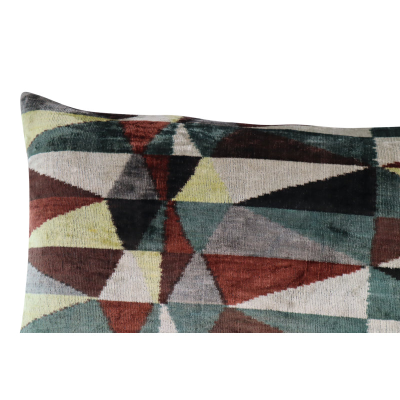 Velvet Lumbar Pillow Cover & Insert