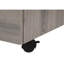 3 classeurs, mobile, rangement, taupe, bureau