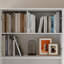 Bibliothèque à 11 tiroirs H 78,7 po x l 110 po avec portes en verre
