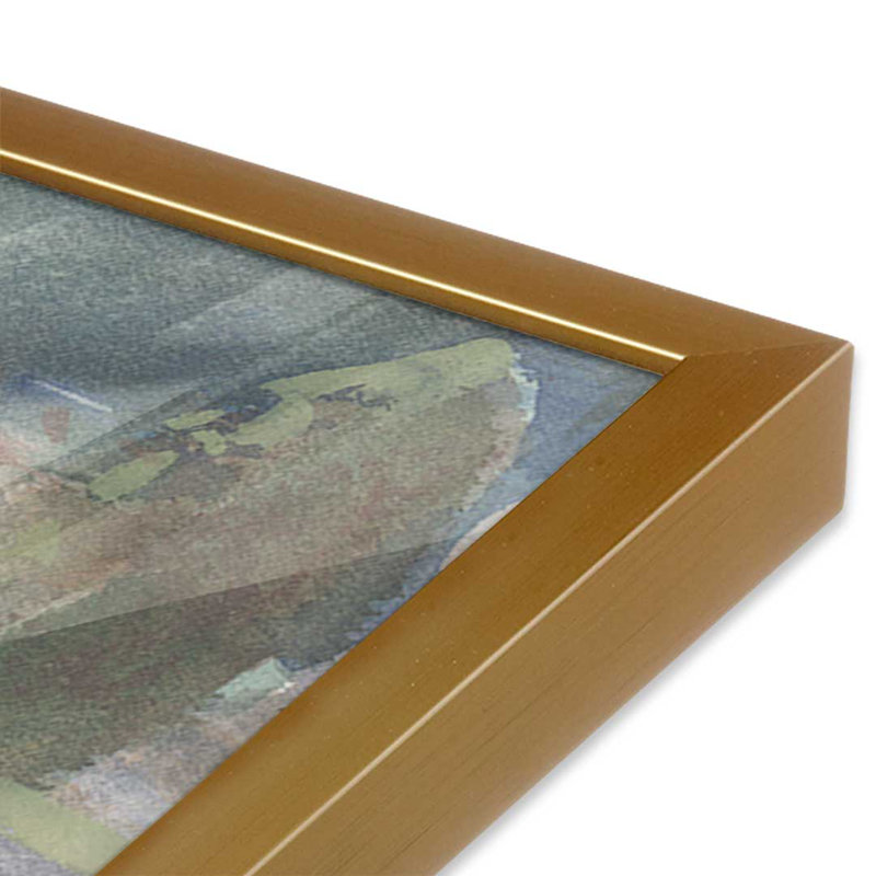«Grazing Cows» par Stephen Calcasola, reproduction d'art, H 36 po x l 48 po, Impression sur cadre ouvert sans papier mat