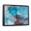 Bleu et gris luxueux abstrait fluide IV - peinture sur toile-67359662-67359679