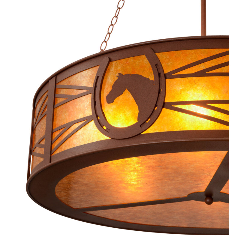 Hillard 6 - Light Dimmable Drum Chandelier