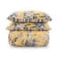Microfiber Floral Duvet Cover Set with Pillowcases Included-114506187