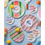 Pickle Ball Stripped Melamine Chip & Dip