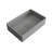 19.68'' Concrete Vessel Rectangular Modern Gray Bathroom Sink-1233501809