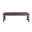 Banc en cuir synthétique au fini vieilli