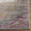 Tapis gris pâle / mauve de style Sud-Ouest Aliesha-May-33000838