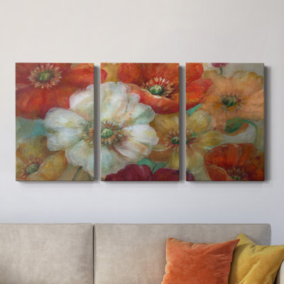 " Poppycentric " 3 - Pieces
