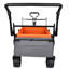 Wagon pliable avec poignée et auvent, capacité de 480 lb, roues tout-terrain, pour le camping, le magasinage, les sports et le jardin, orange-122630172