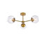 Plafonnier semi-encastré 3 lumières 26 po Caisha-61751733-61751731