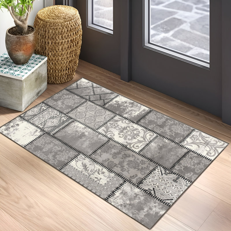 Abstract Indoor Rug, Rectangle 2'8" x 5'