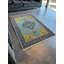 Tapis bleu / jaune à motifs traditionnels-2115189194