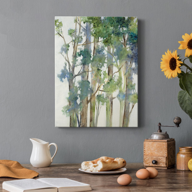 Vent dans les arbres - Impression sur toile tendue, H 32 po x l 24 po x P 1 po