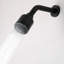 Ensemble de garniture de robinet de douche noir mat avec valve brute-93620287
