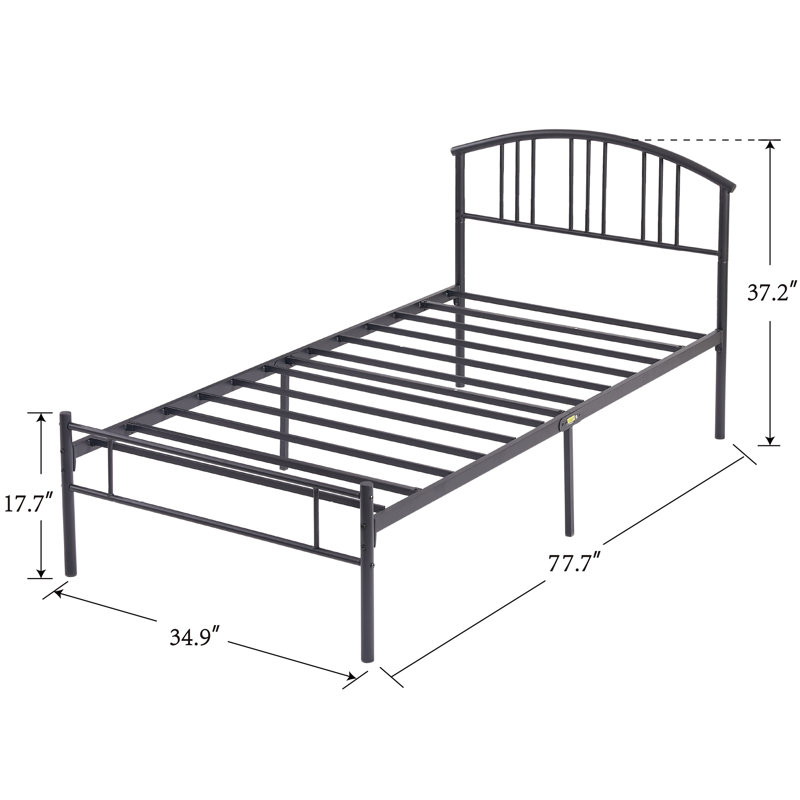 Winston Porter Morehouse Twin 37.2'' Bed Frame 