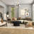 White Metal Abstract Overlapping Lines Home Wall Decor with White Backing,-155559407