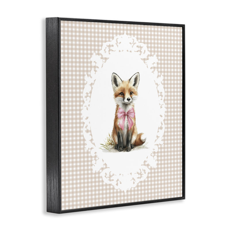 Giclée encadrée, par Fox, H 14 po x l 11 po, Giclée noire de minuit encadrée